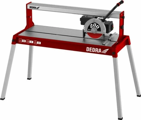 Dedra flisekutter 800W, 200x25,4 mm, maks kuttelengde 620 mm
