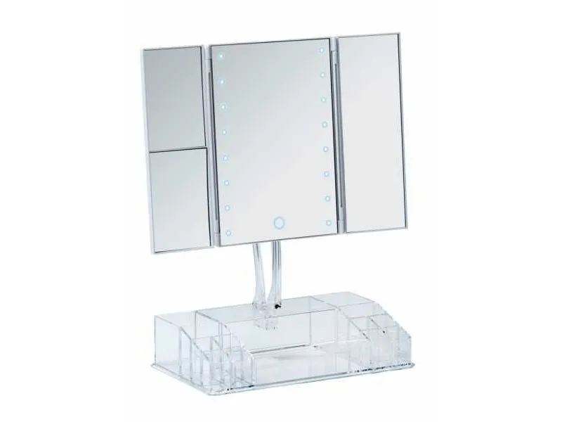 Wenko sminkespeil Sminkespeil med organiser FANANO LED, Wenko