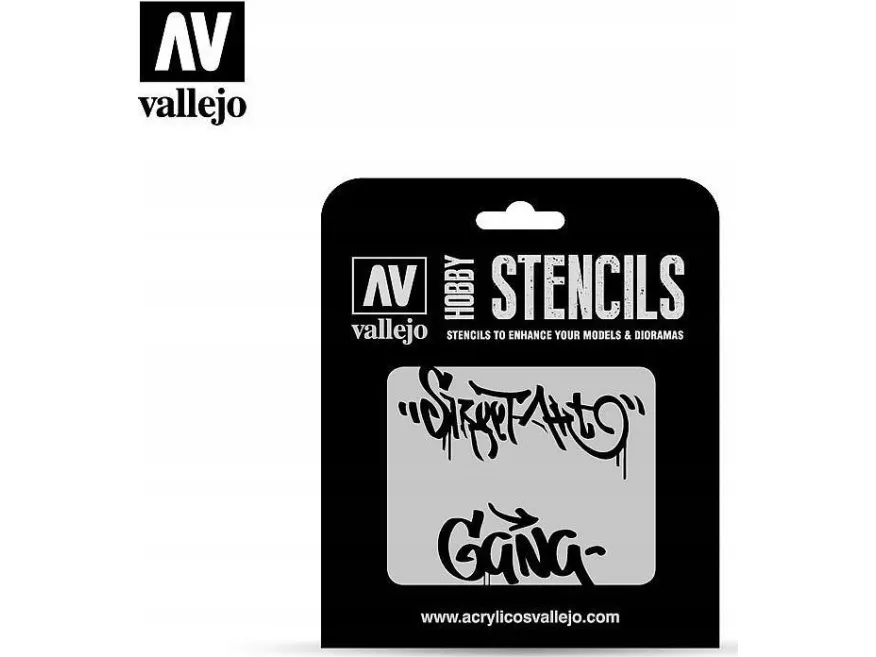Vallejo stensiler – Street Art 2