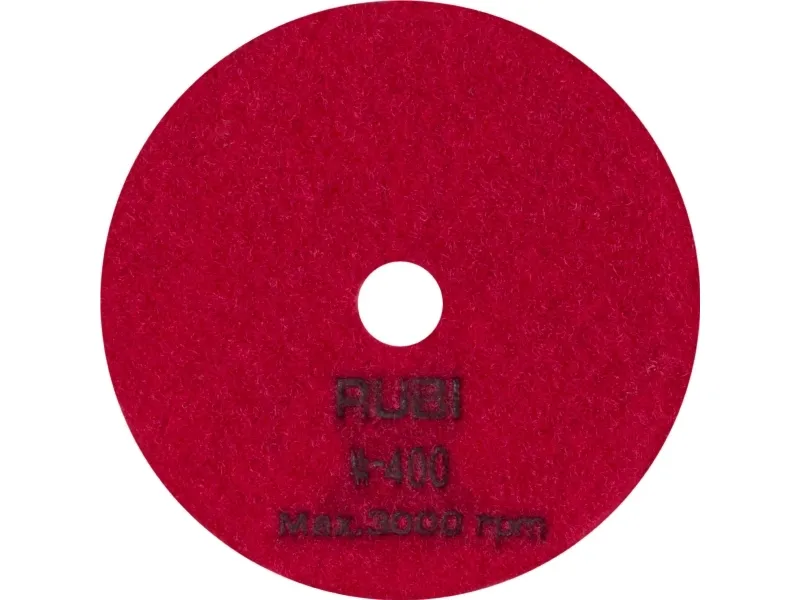 Rubi Poleringsskive for tørrpolering korn 400 100 mm (62973)