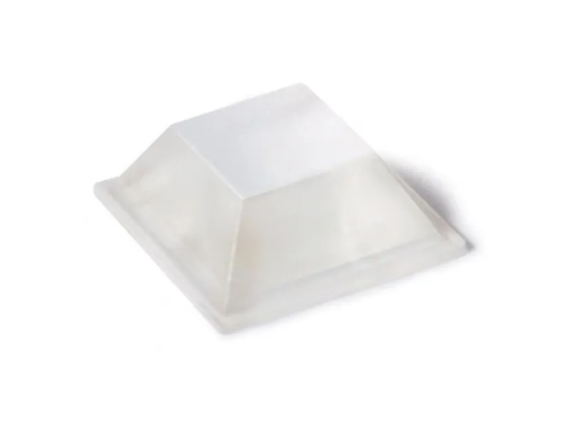 Durable selvklebende beskyttelsesknotter ADHESIVE BUMPERS 20x20 H7 transparent 9 stk