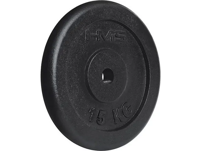 Vektskive HMS svart 15 kg (17-61-005)