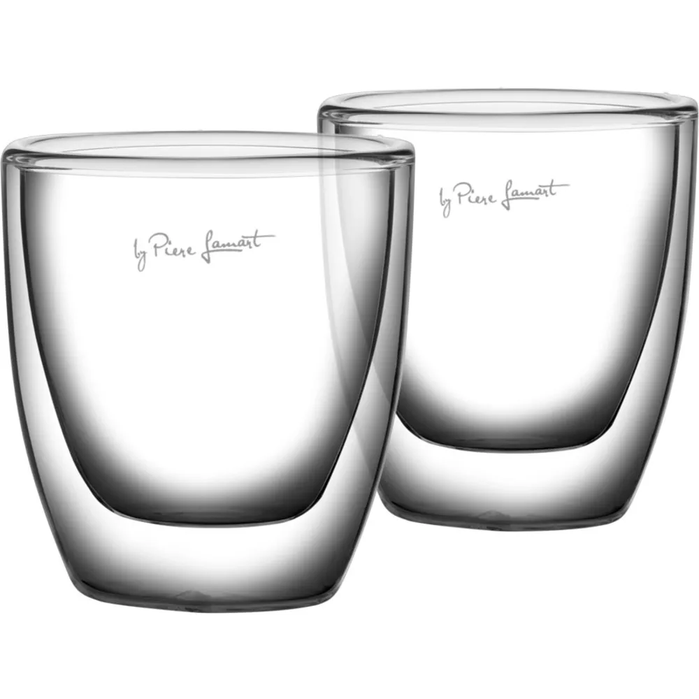 Lamart LT9009, Gjennomsiktig, Glass, Konisk, 2 stykker, Klar, 80 ml
