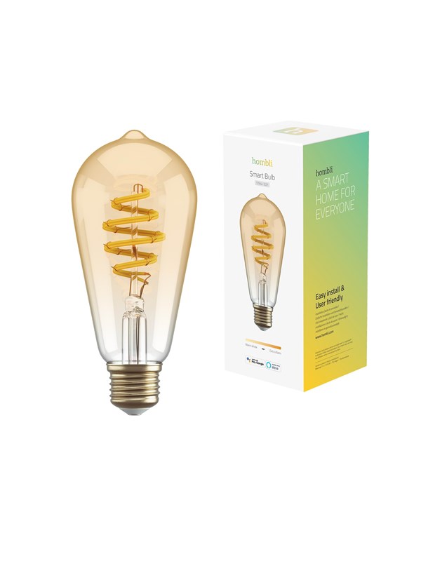 Hombli Smart Bulb ST64 CCT Filament (E27) Amber
