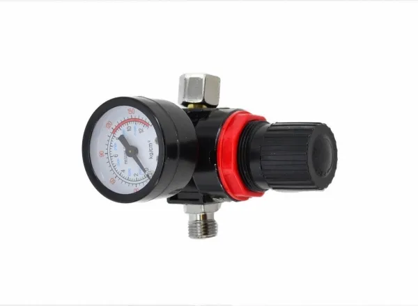 AWTOOLS reduksjon + manometer 1/4