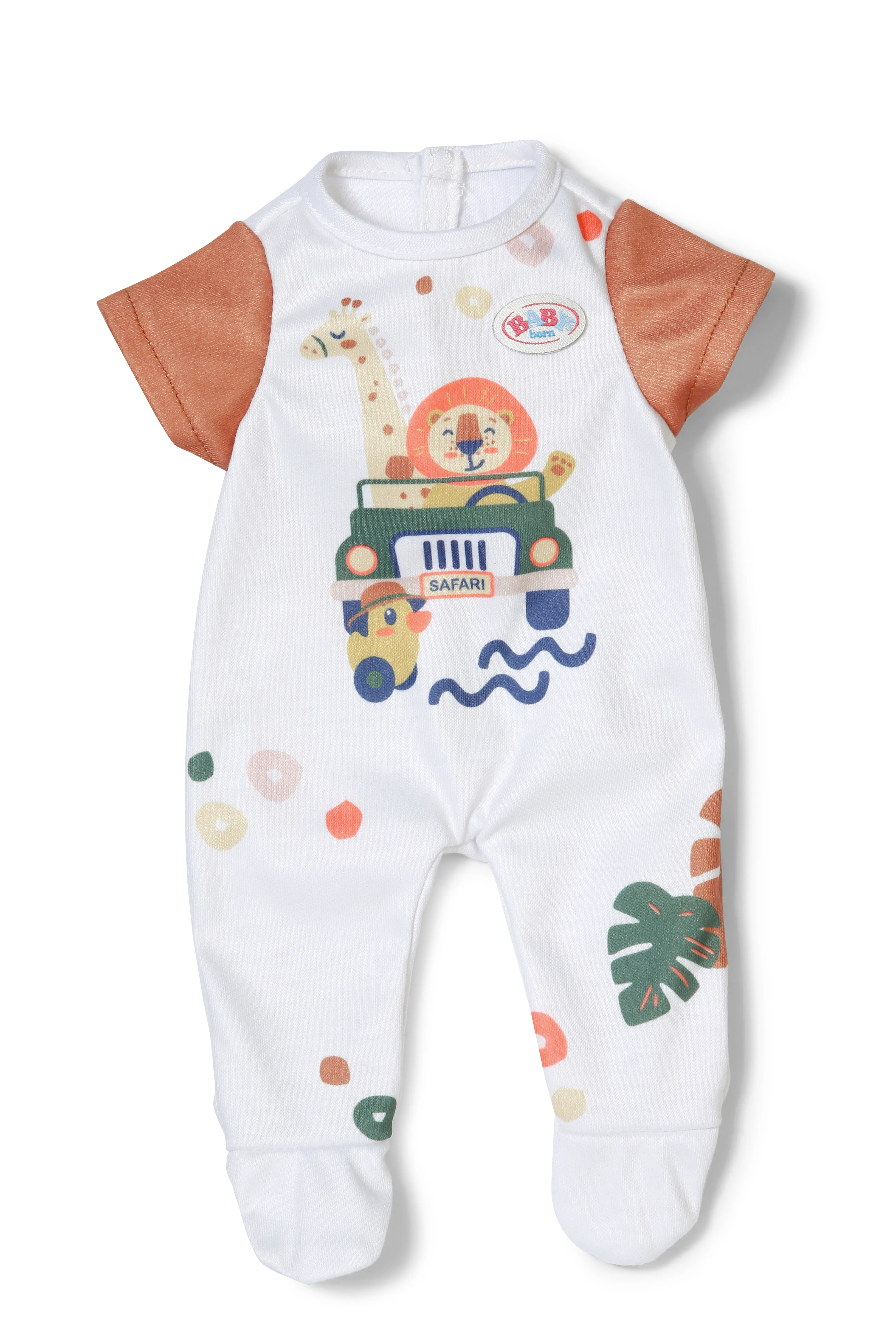 BABY født Romper Jungle 36cm