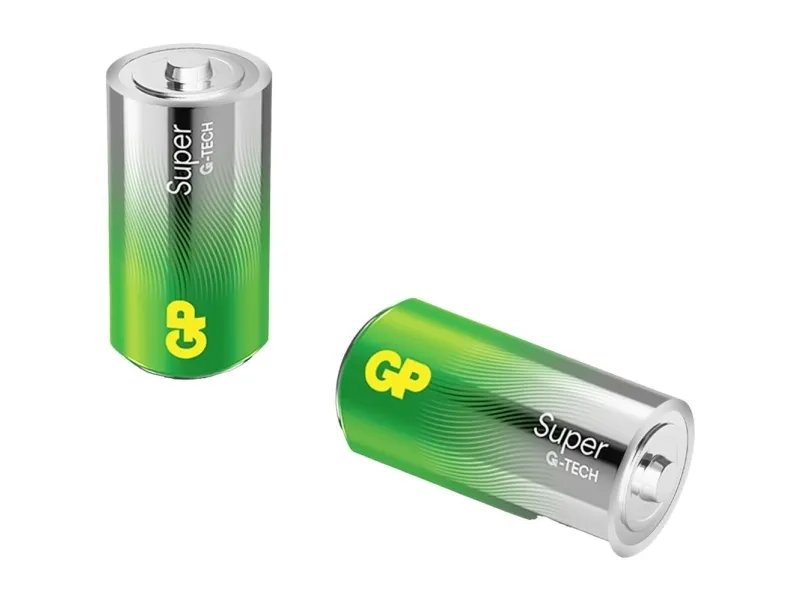 GP Batteries GPPCA14AS099 Baby (C)-batteri alkali-mangan 1,5 V, 2 stk (03014AETA-S2)