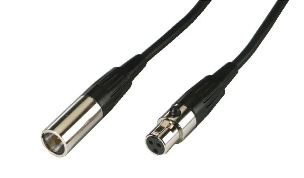 Monacor XLR-kabel til XLR, 5 m, svart (0065100)