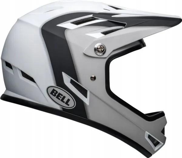 Bell full face-hjelm SANCTION matt black white str. XS (48–51 cm) [BEL-7142502]