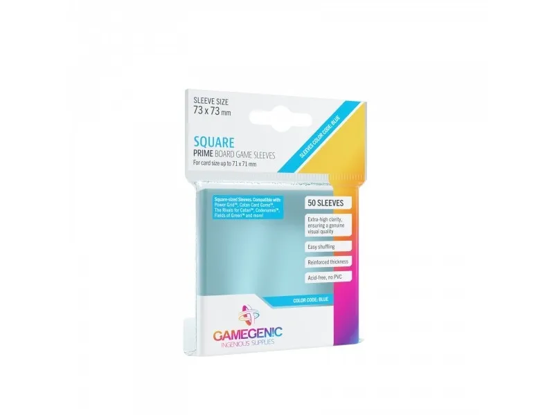 GameGenic PRIME Square Sleeves 73x73 mm