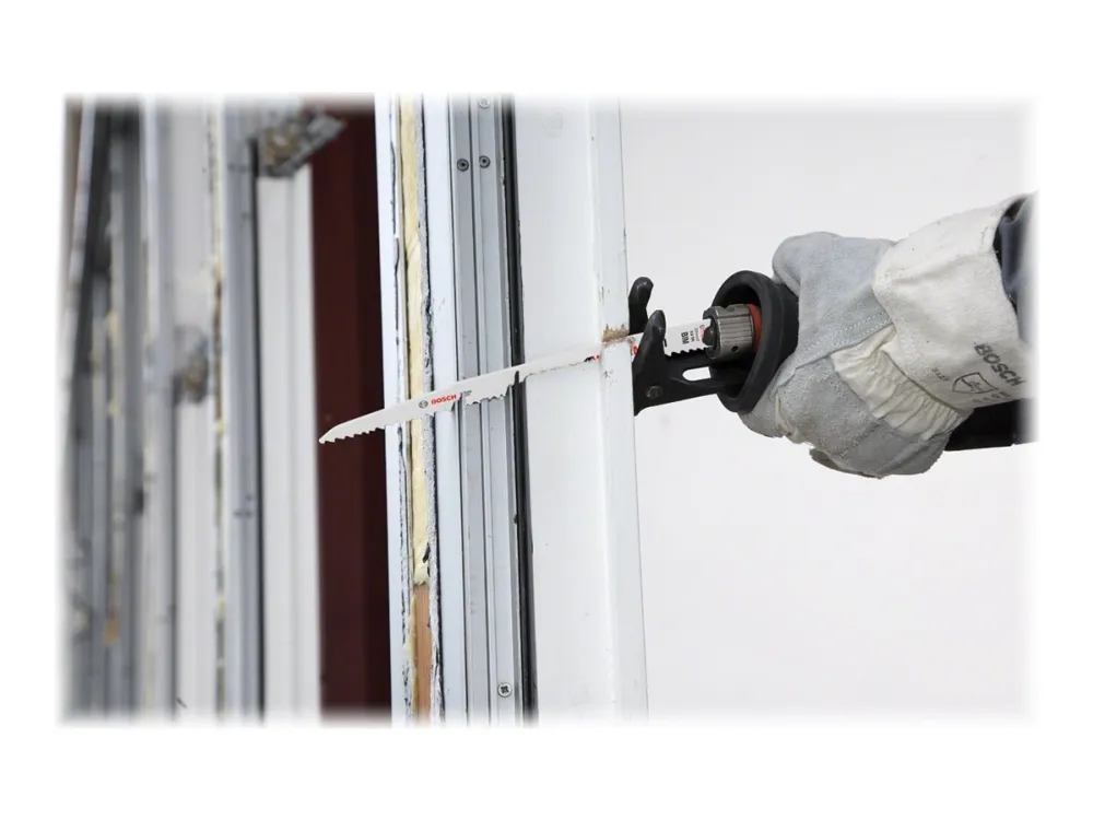 Bosch heavy for Wood and Metal S 1111 DF - Sagblad - for tre, metall, tre med spiker, kartong, epoksy - lengde: 225 mm - bredde: 19 mm (en pakke 5)