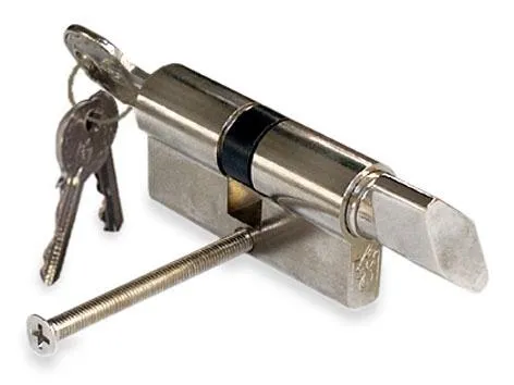 ABUS sylinderlås med knot 60 mm 30x30 krom 5K