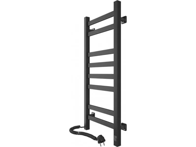 Elektrisk håndkletørker Navin Kamelia 480*1200 Sensor med timer venstre svart 12-207133-4812