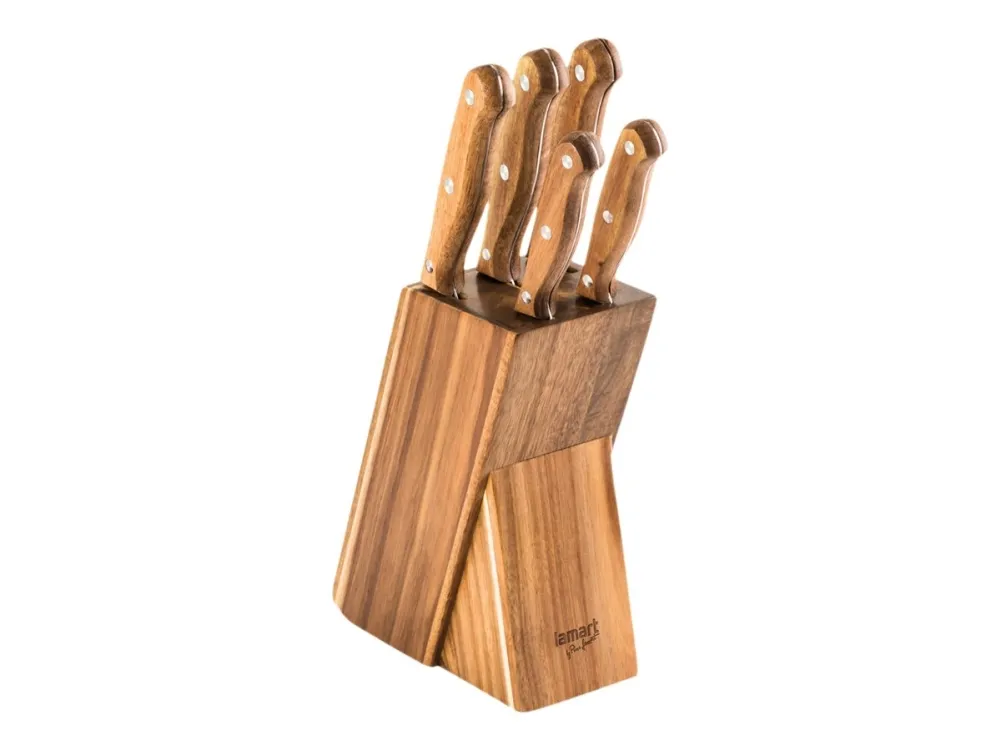 Lamart by Piere Lamart WOOD - Knivsett - tre, rustfritt stål