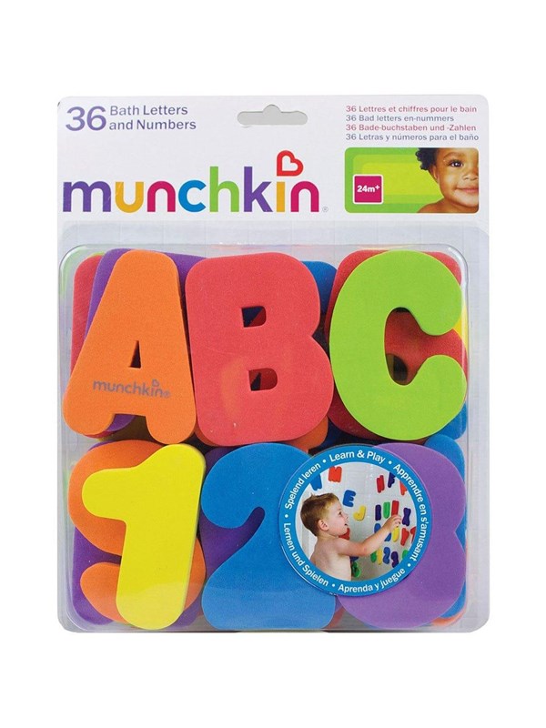 Munchkin toy Bath letters and numbers 011108