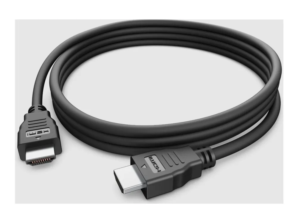 Dell CB325H - HDMI-kabel med Ethernet - HDMI hann til HDMI hann - 1.8 m - svart - 4K 60Hz støtte, 5 K 60 Hz (5120 x 2880) støtte