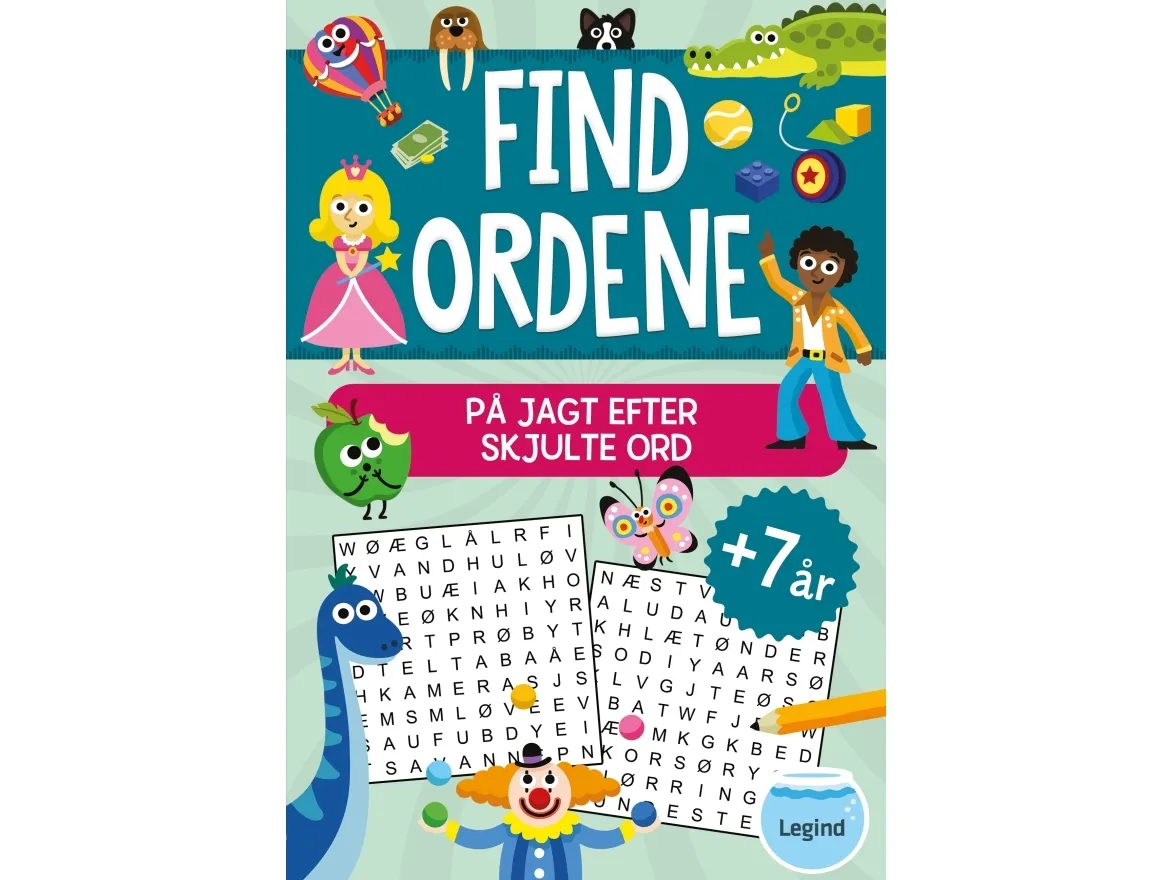 Finn ordene | Språk: Dansk