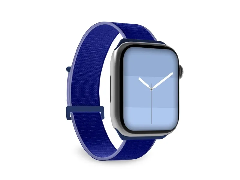 SBS nylon urrem til Apple Watch 38/40/41mm. Navy blå