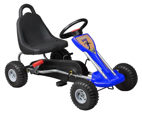 MegaLeg Pedal GoKart til børn 3-5 år, blå