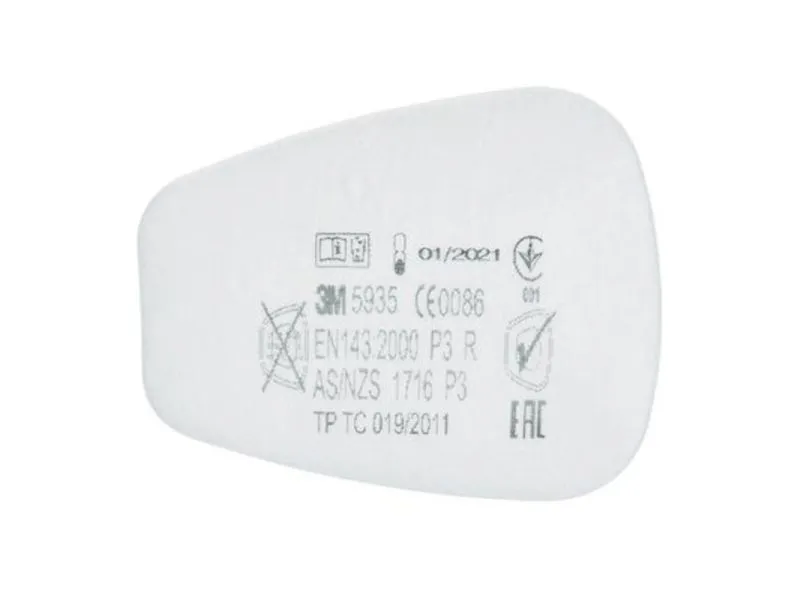 3M Filter P3R Partikler Pak a 10 Par Til 501