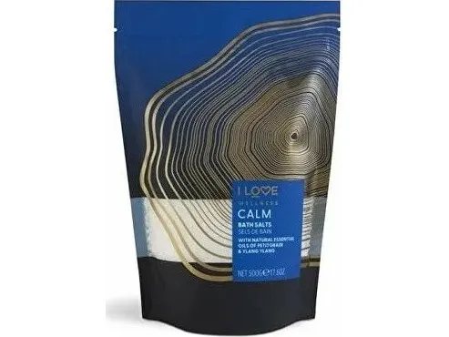 I Love Wellness CALM Bath Salts with Natural Essential Oils 500g