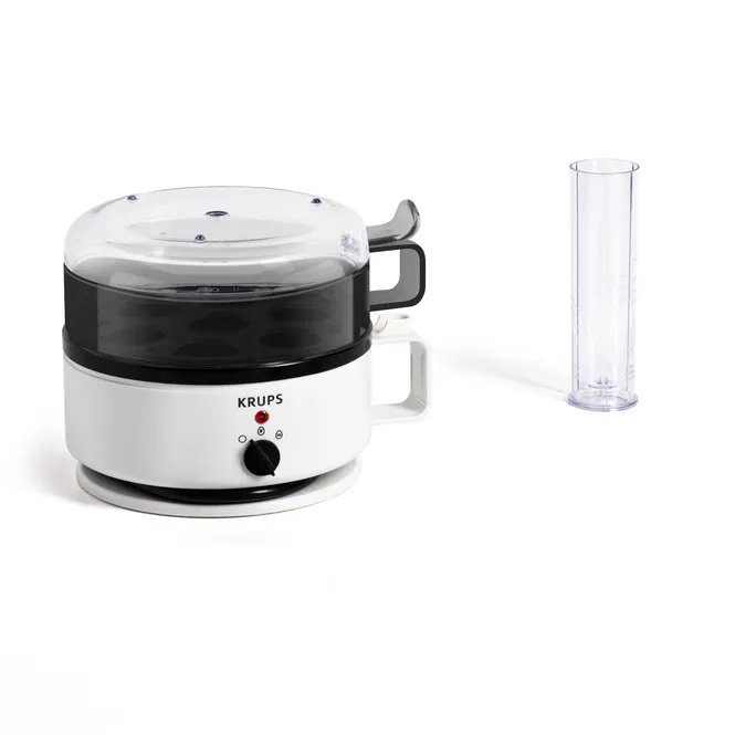 Krups EG 230115, 7 egg, Plast, Rotasjon, Hvit, 187 mm, 134 mm