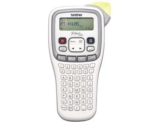 Brother P-Touch PT-H105 - Etikettmaker - S/H - termotransfer - Rull (1,2 cm) - 180 dpi - inntil 20 mm/sek - kutter - 2-linjers utskrift