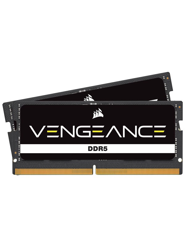 Corsair Vengeance SODIMM DDR5-5200 - 64GB - CL44 - Dual Channel (2 pcs) - Intel XMP - Svart