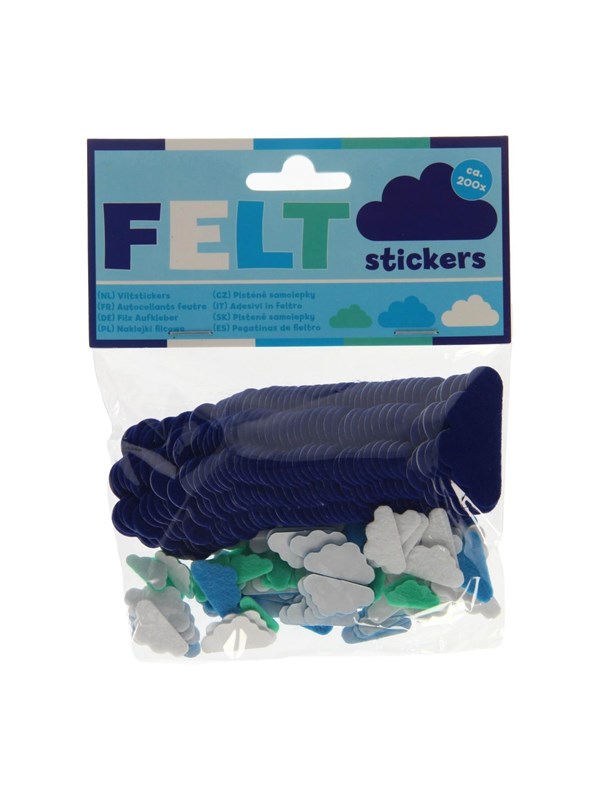 Wins Holland Felt stickers - Clouds 200 pcs.