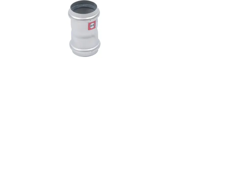 Blücher rustfri dobbelt stikmuffe Ø50 mm - AISI304/EN1.4301