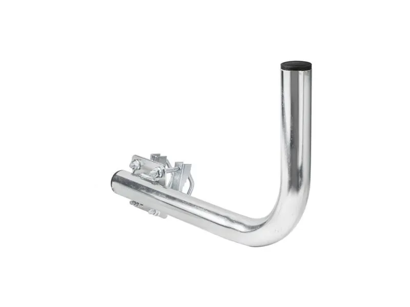 Extralink B300 BALCONY HANDLE WITH U-BOLTS M8 PRAWY, Rustfritt stål, Vinkelbrakett, 12 kg, Stål, Generelle formål, Sinkbelegg