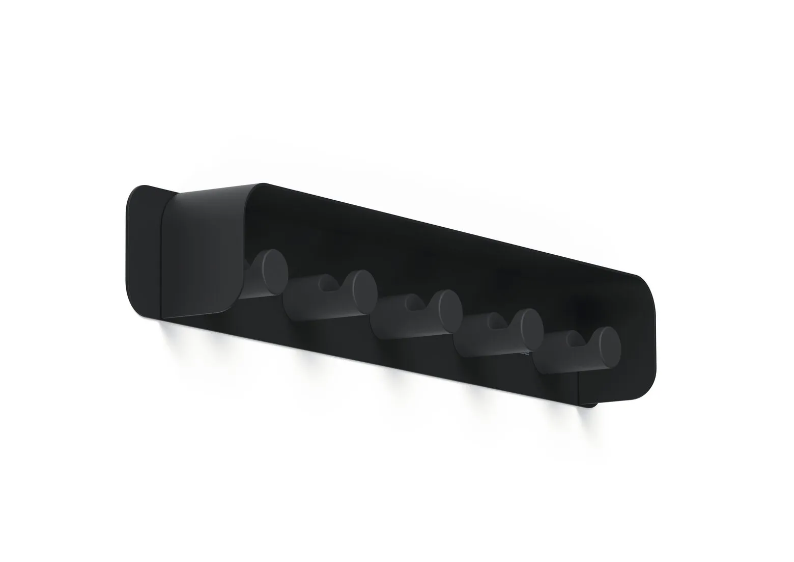 Knagerekk med 5 kroker DURASTORE® svart