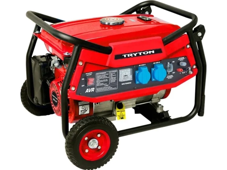 Generator Tryton 2000 W, AVR, 2 x 230 V, 12 V, CE inverter felger