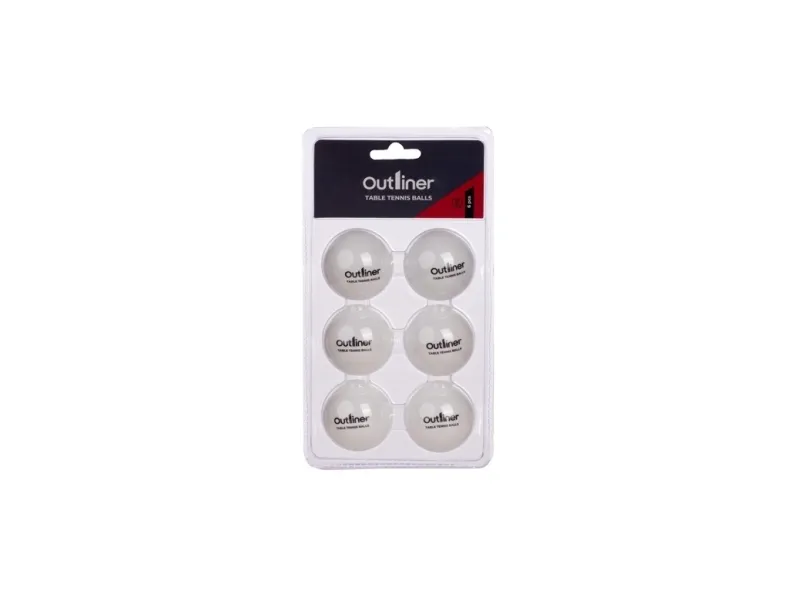 Outliner bordtennisball W392PP-3 6 stk