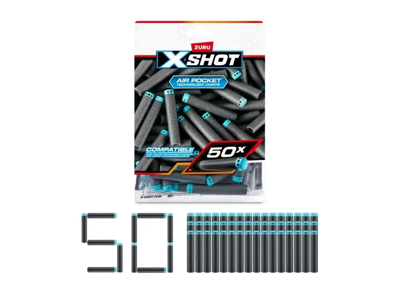 XShot X-SHOT skumprosjektiler Excel, 50 stk., 36588