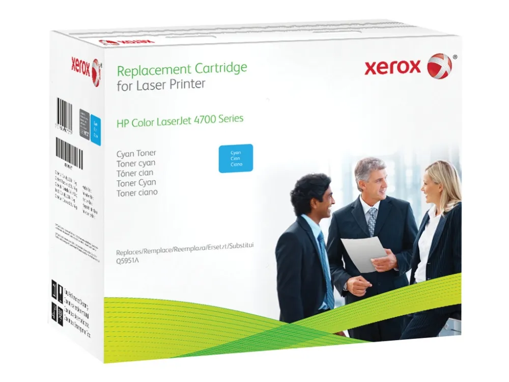 Xerox - Cyan - kompatibel - tonerpatron (alternativ for: HP Q5951A) - for HP Color LaserJet 4700, 4700dn, 4700dtn, 4700n, 4700ph+
