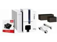 Evolis Edikio Flex ensidig 12 punkter/mm (300dpi) USB & Ethernet kit (USB) kortskriver, ensidig termotransfer (fargesublimering), oppløsning 300dpi, maks 390 kort/time