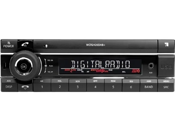 Axion Kienzle MCR 2420 DAB+ USB/AUX/BT 24V kort aksel