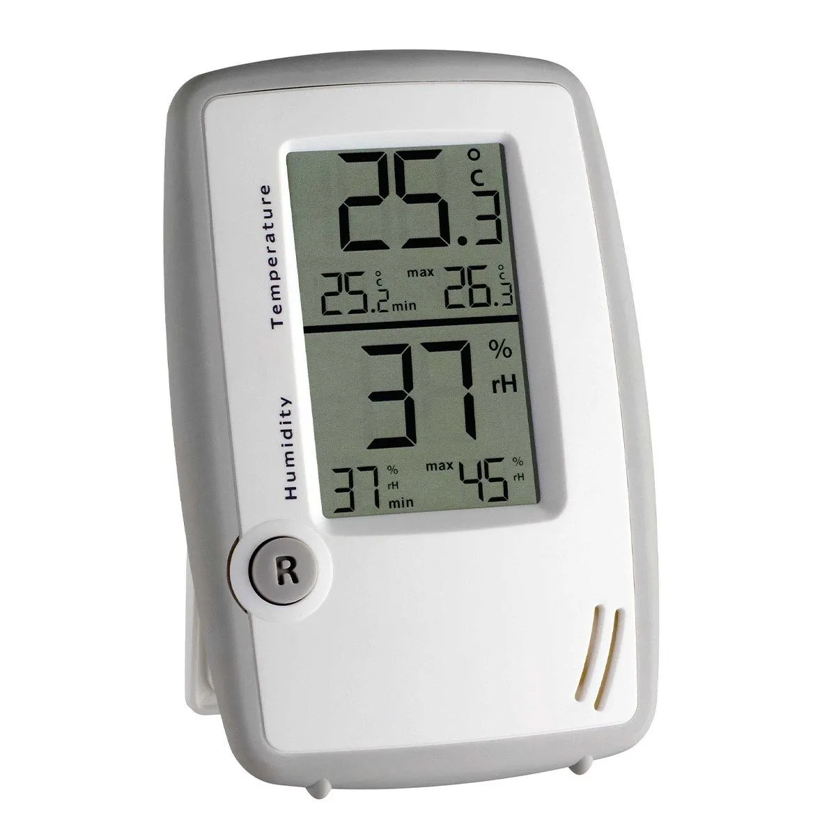 TFA-Dostmann 30.5015, Hvit, Innendørs hygrometer, Innendørstermometer, Hygrometer, Termometer, Plast, -10 - 70 °C, 14 - 158 °F