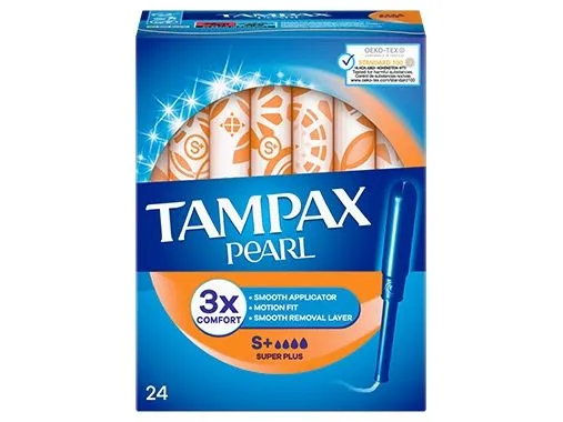 TAMPAX Pearl Super Plus, 24 stykker