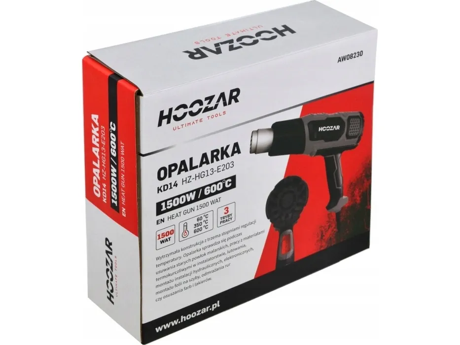 HOOZAR 1500W varmepistol