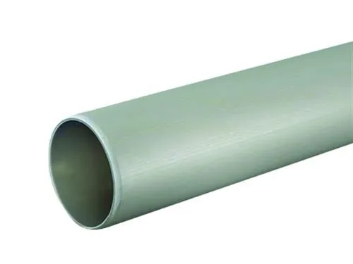 40 x 3000 mm Rør afløb grå uden muffe PP Wavin