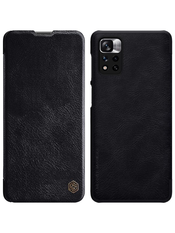 Nillkin  Qin Case for Xiaomi Redmi Note 11 Pro+ (China) / Redmi Note 11 Pro (China) / Mi11i HyperCharge Flip - Black
