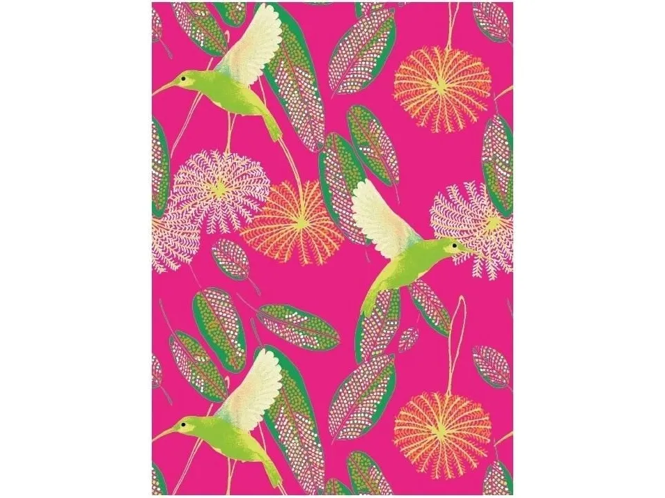 Museer & Gallerier-kort Karnet B6 med konvolutt Hummingbirds