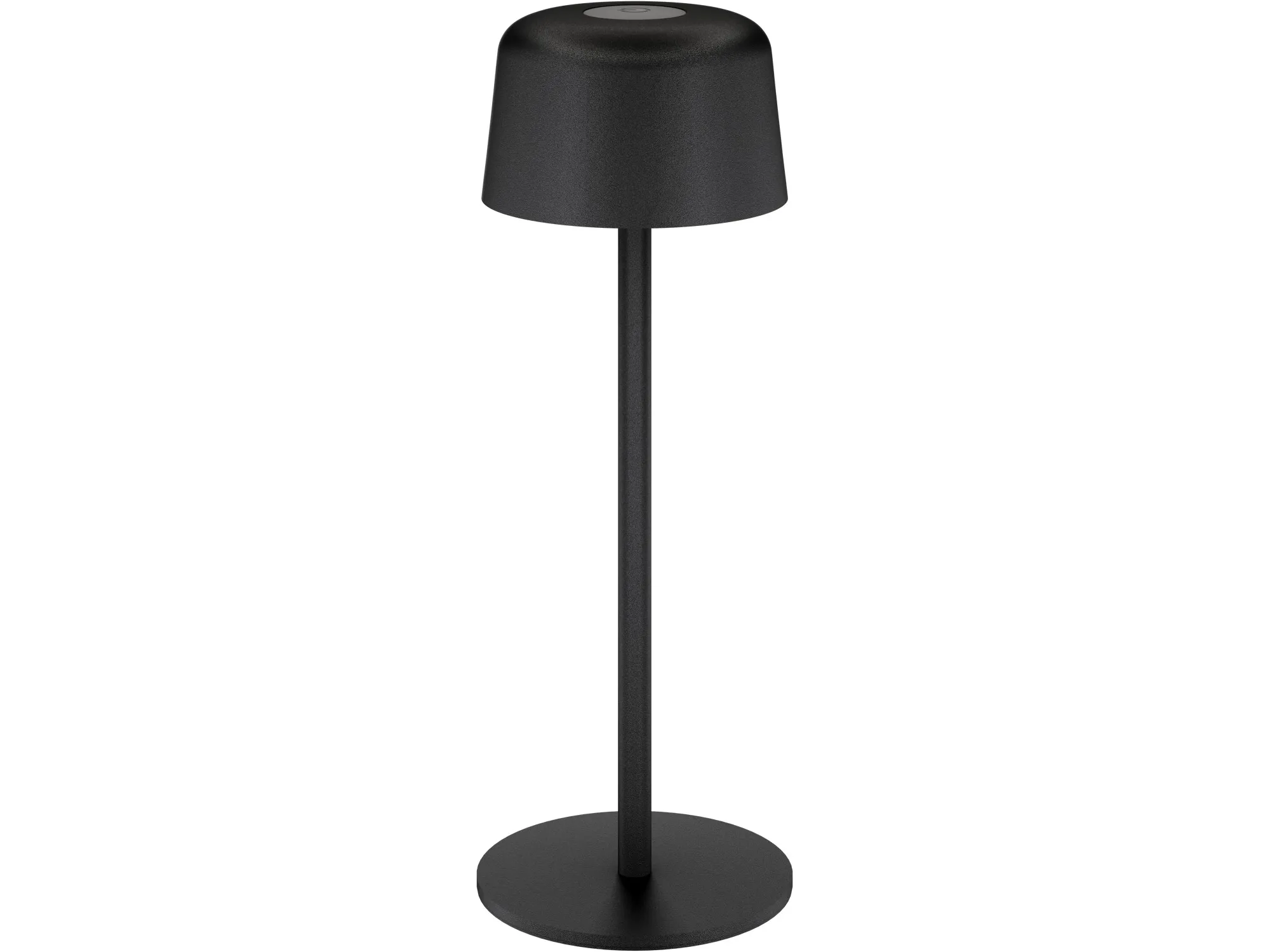 Trådløs LED-bordlampe, str. S, 25 cm, svart - wi