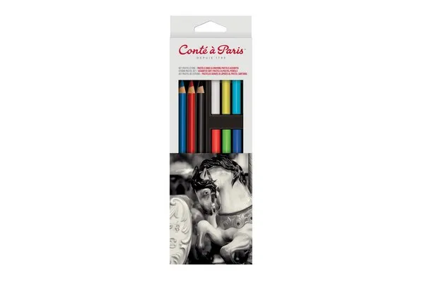 Conte Pastel Studio-sett 12 Carres +