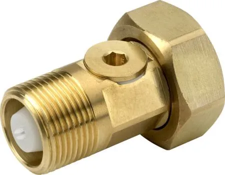 Målerforskruning, 1 x 3/4 med kontraventil type 2296