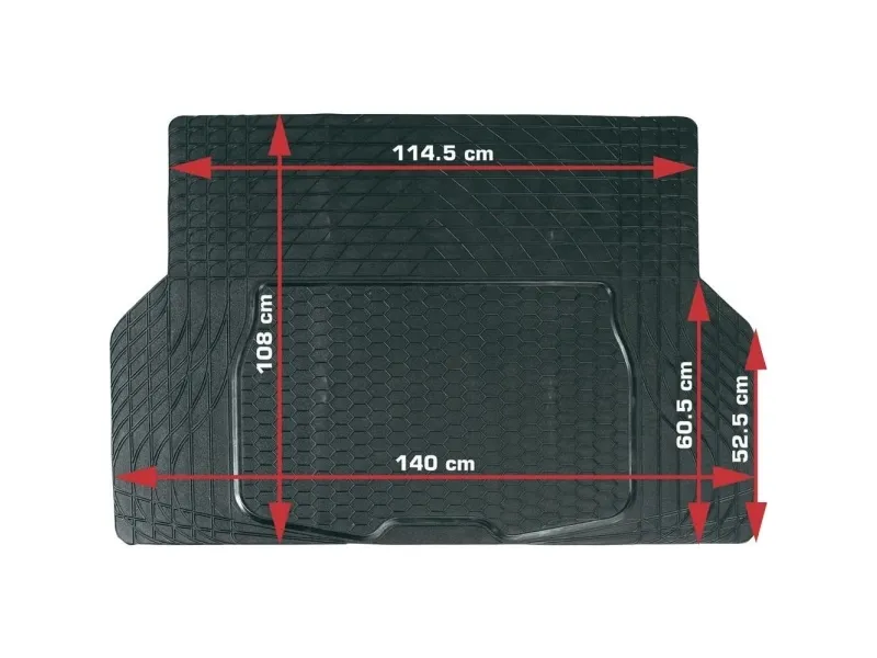 DINO bagasjeromsmatte passer til (bilmodell) Universal (L x B) 108 x 140 cm sort