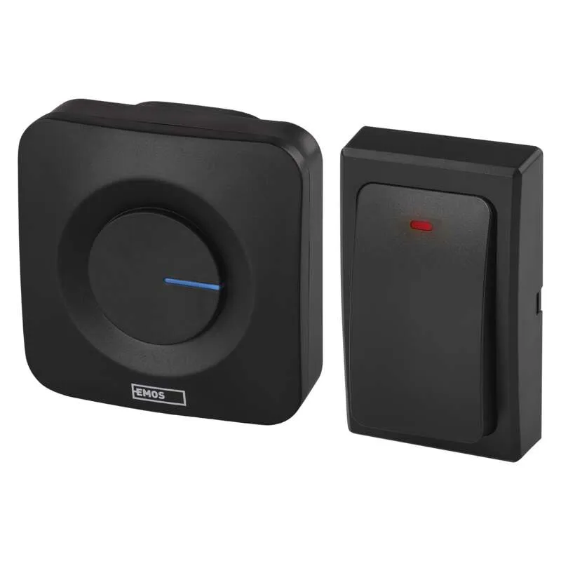 Emos P5729B, Sort, 90 dB, Hjem, IP44, 6 stykker, Trådløs