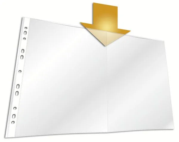 DURABLE - Arkbeskytter - for A3 (297 x 420 mm) - gjennomsiktig (en pakke 10)